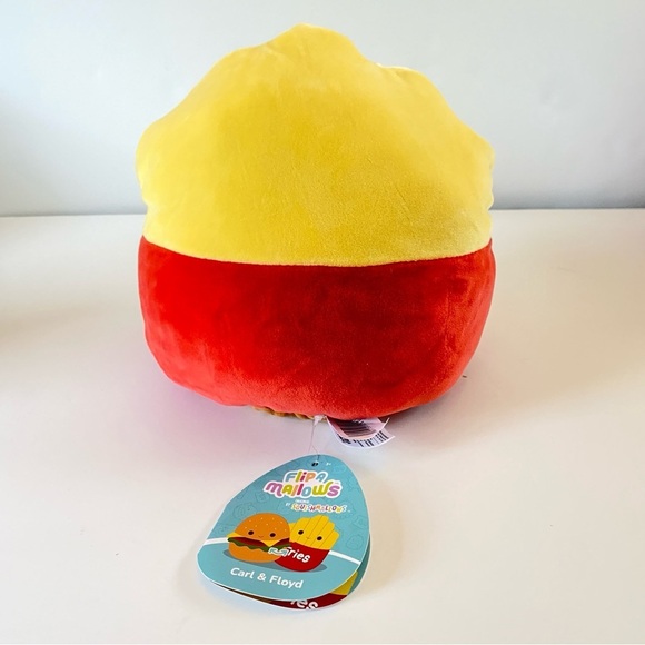 FLIP-A-MALLOWS Carl Cheeseburger & Floyd French Fries 8" Squishmallows NWT #182 - Picture 11 of 14